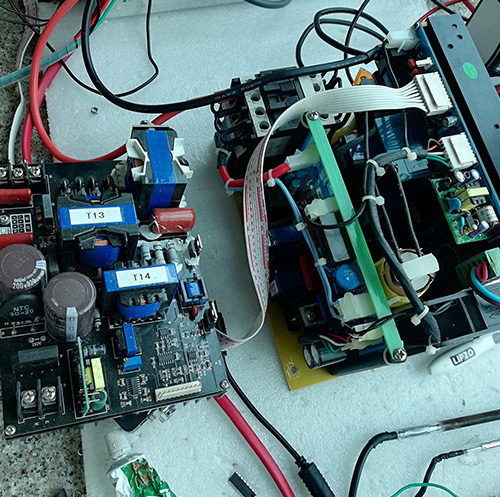 Sửa bo mạch máy triệt lông, Laser